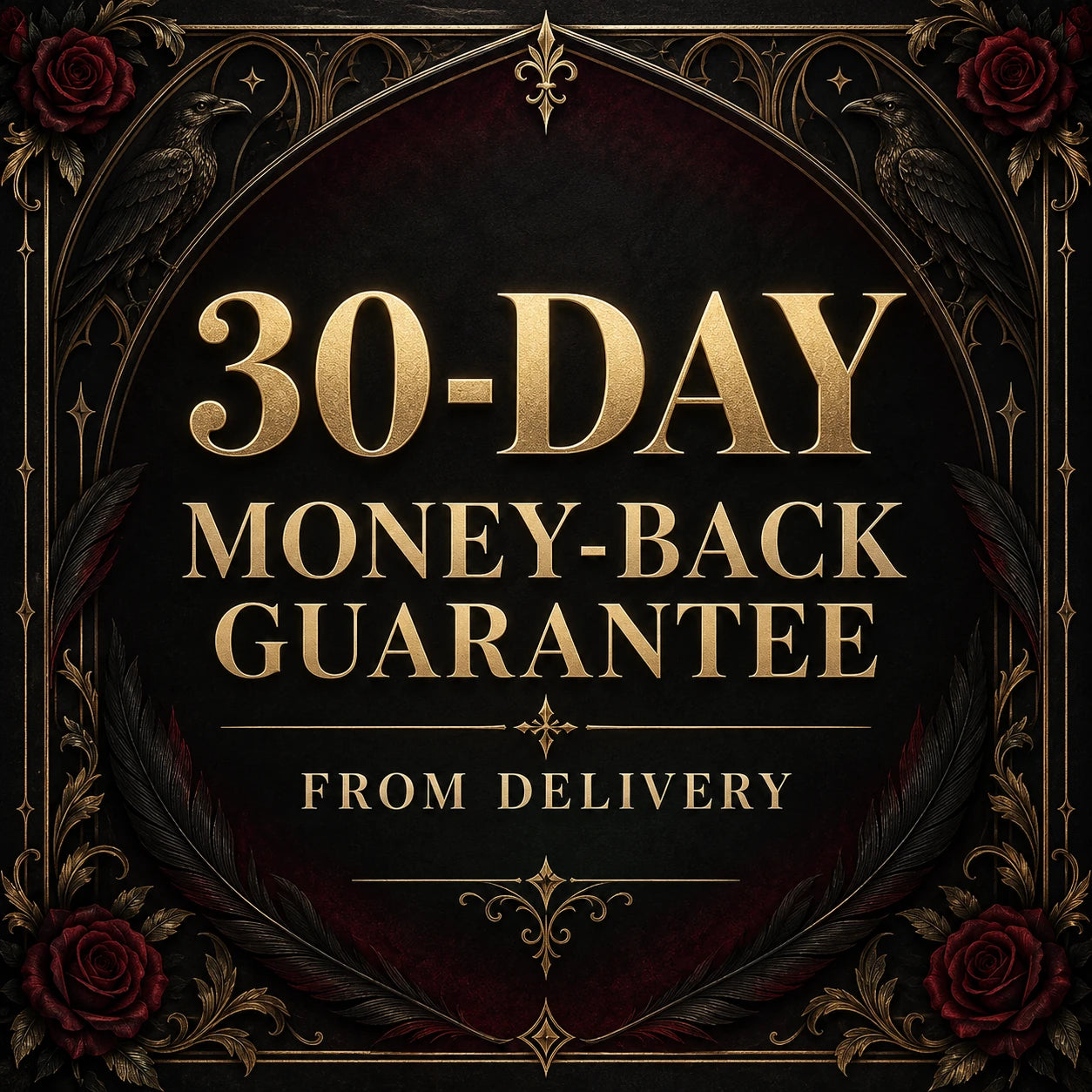 30-day money-back guarantee from delivery